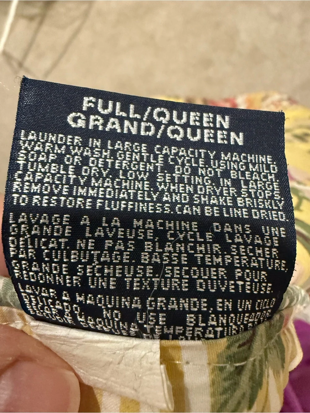 Ralph Lauren Vintage Sophie Brooke Comforter - floral reversible full/queen